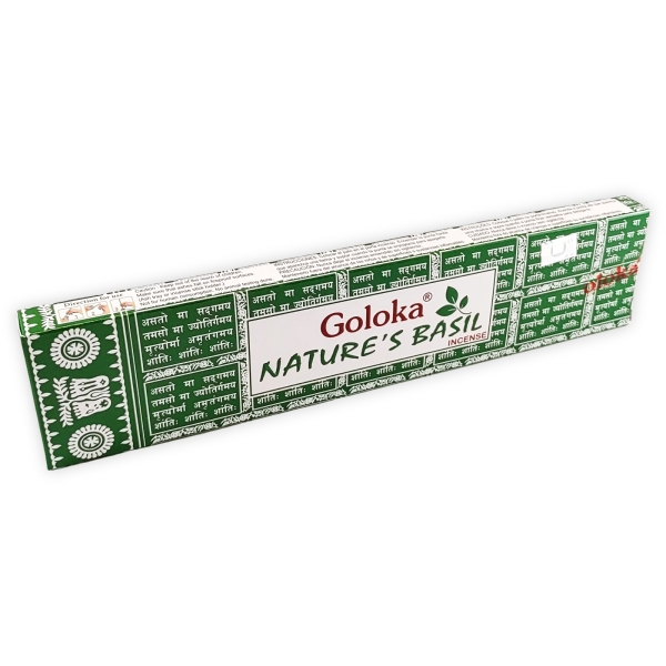 Goloka Nature´s Basil Räucherstäbchen Indien 15g 3